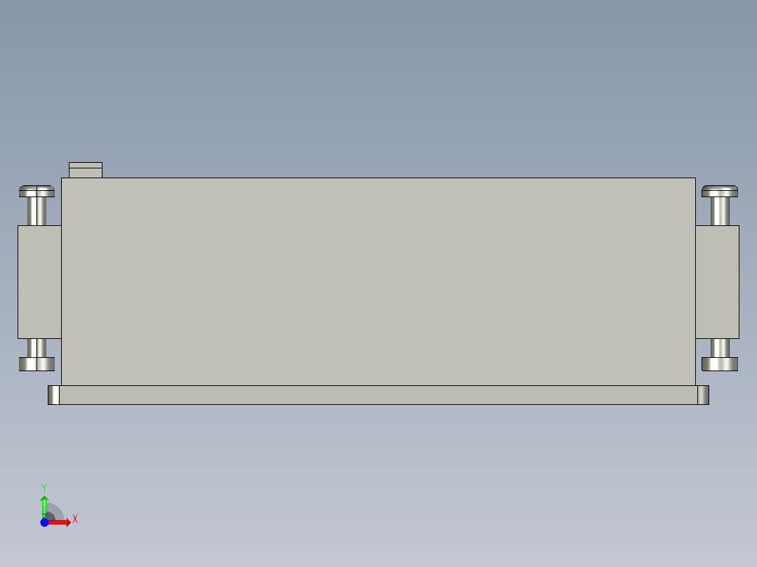 基恩士CV-751_kc图纸模型前视图