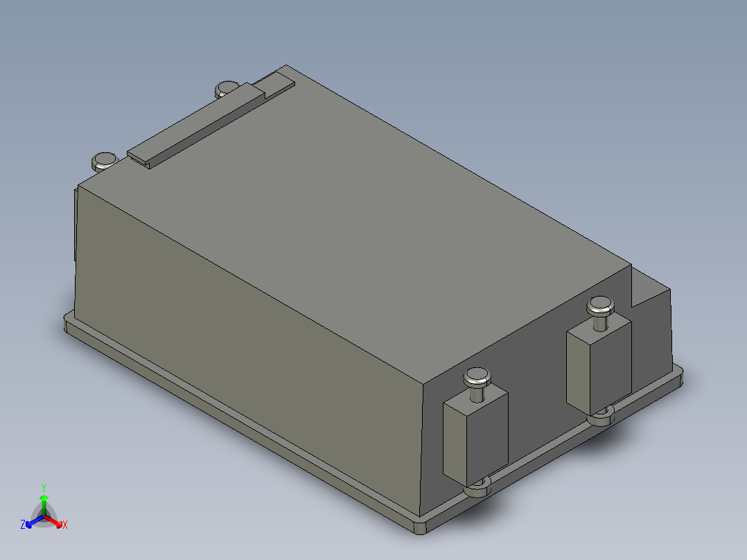 基恩士CV-751_kc图纸模型正等轴测图