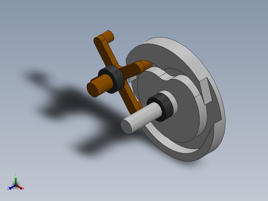 心形转盘式间歇运动机构
