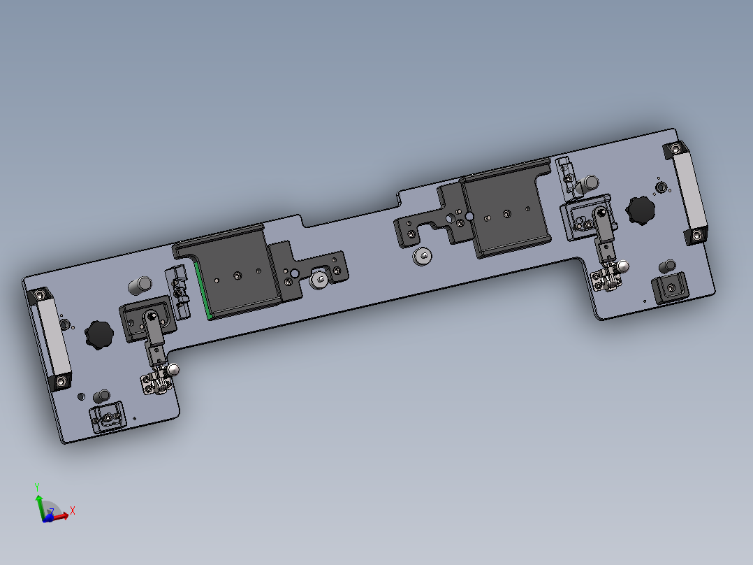 天窗装配线PA10 OFFLINE组装工位（sw16可编辑+工程图）