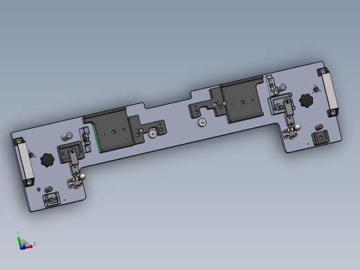 天窗装配线PA10 OFFLINE组装工位（sw16可编辑+工程图）