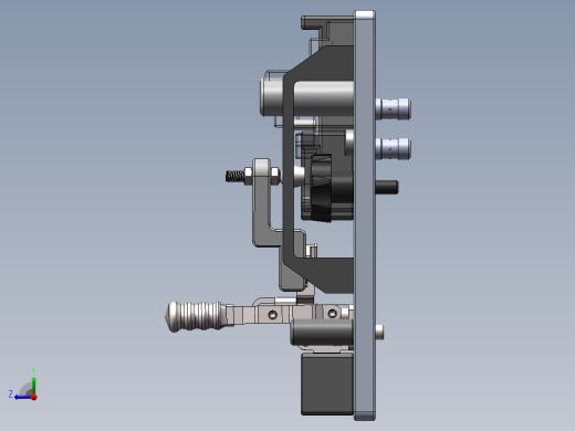 天窗装配线PA10 OFFLINE组装工位（sw16可编辑+工程图）右视缩略图