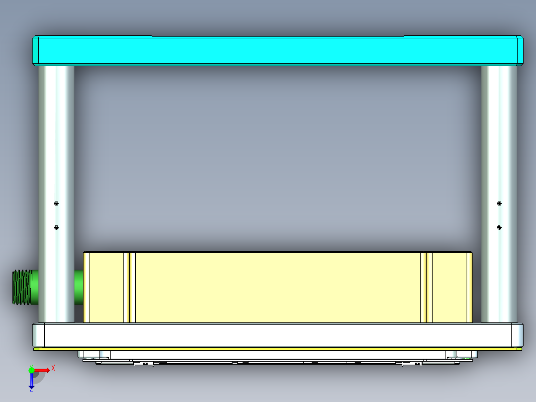 ZAZ00-A-笔记本CNC工装夹具三维模型CNC5-1023俯视图