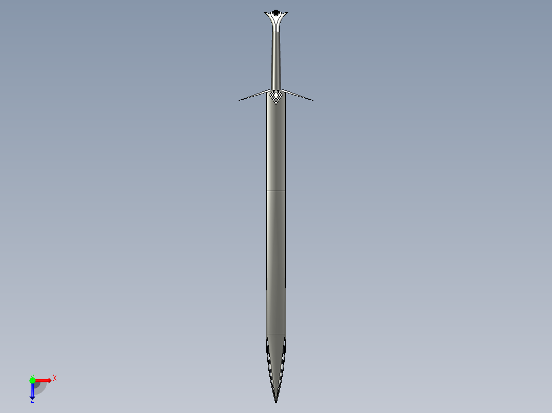 剑、宝剑(86)俯视图