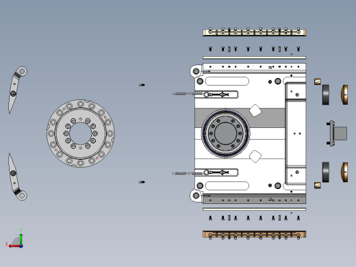 轧钢机轴承座sw20可编辑后视缩略图