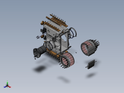 轧钢机轴承座sw20可编辑正等轴测缩略图