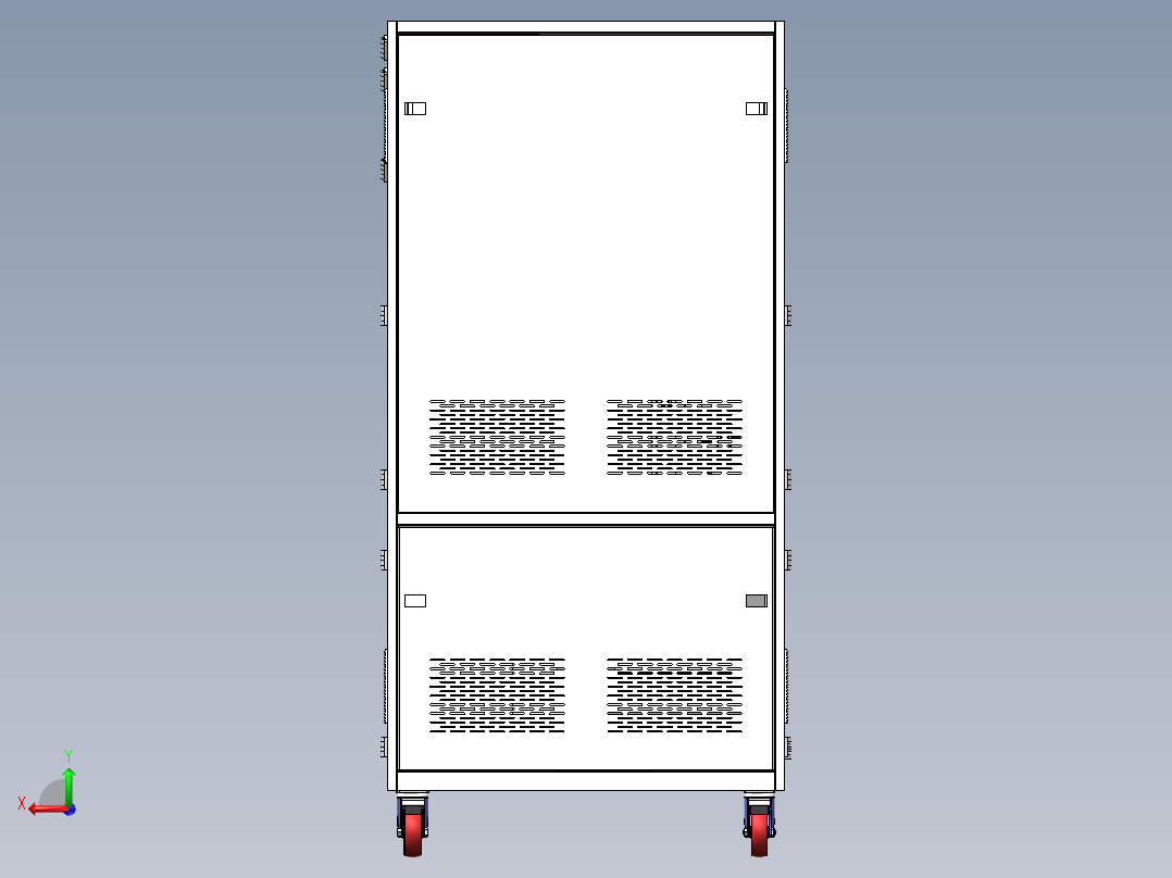 视觉控制柜sw18可编辑后视图