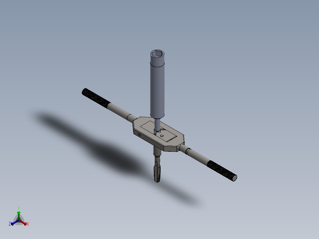 丝锥正等轴测图