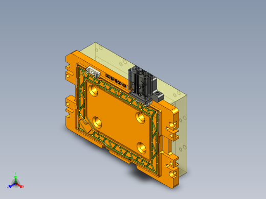 MS1-A-笔记本CNC工装夹具三维模型CNC5侧孔+破氧-220921