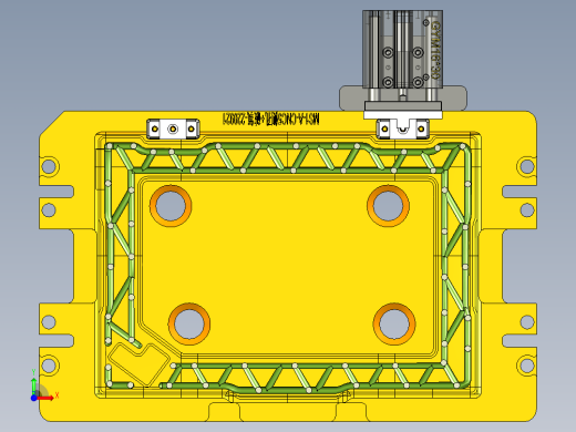 MS1-A-笔记本CNC工装夹具三维模型CNC5侧孔+破氧-220921前视缩略图