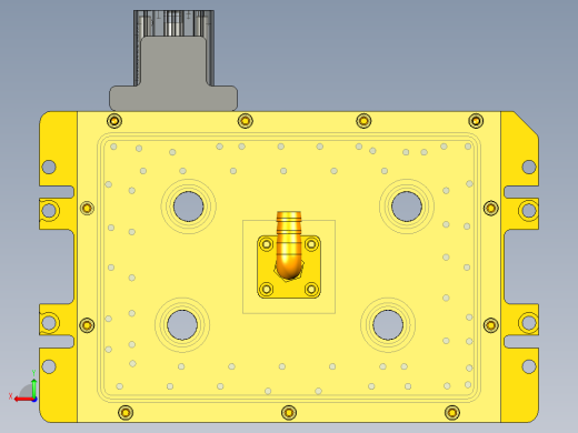 MS1-A-笔记本CNC工装夹具三维模型CNC5侧孔+破氧-220921后视缩略图