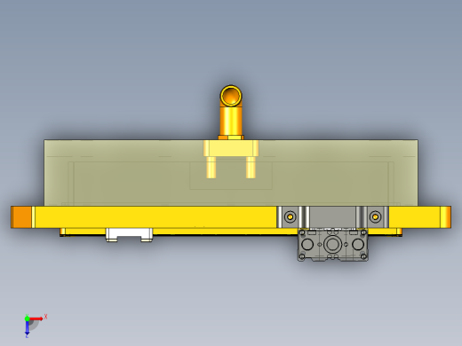MS1-A-笔记本CNC工装夹具三维模型CNC5侧孔+破氧-220921俯视缩略图