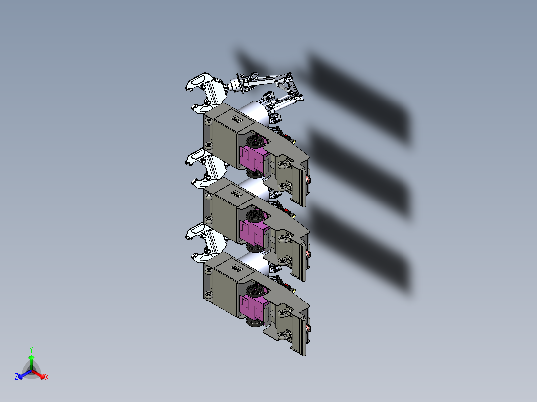 带有视觉扫描与机械手的作业AGV小车