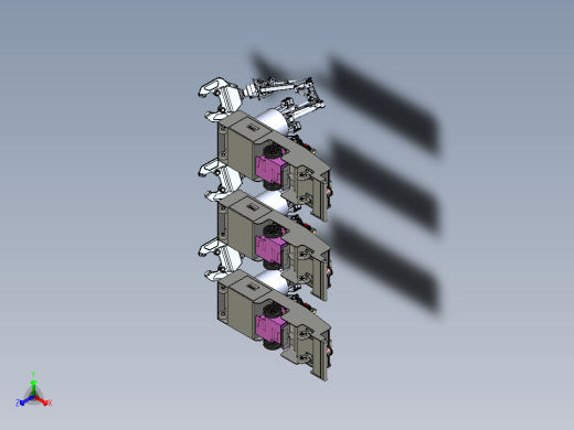 带有视觉扫描与机械手的作业AGV小车