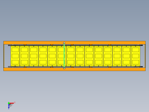 1出3机架产品输送链俯视缩略图