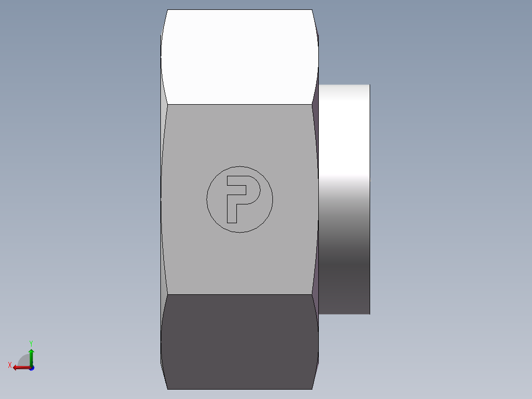 锥孔螺堵、9C-45后视图