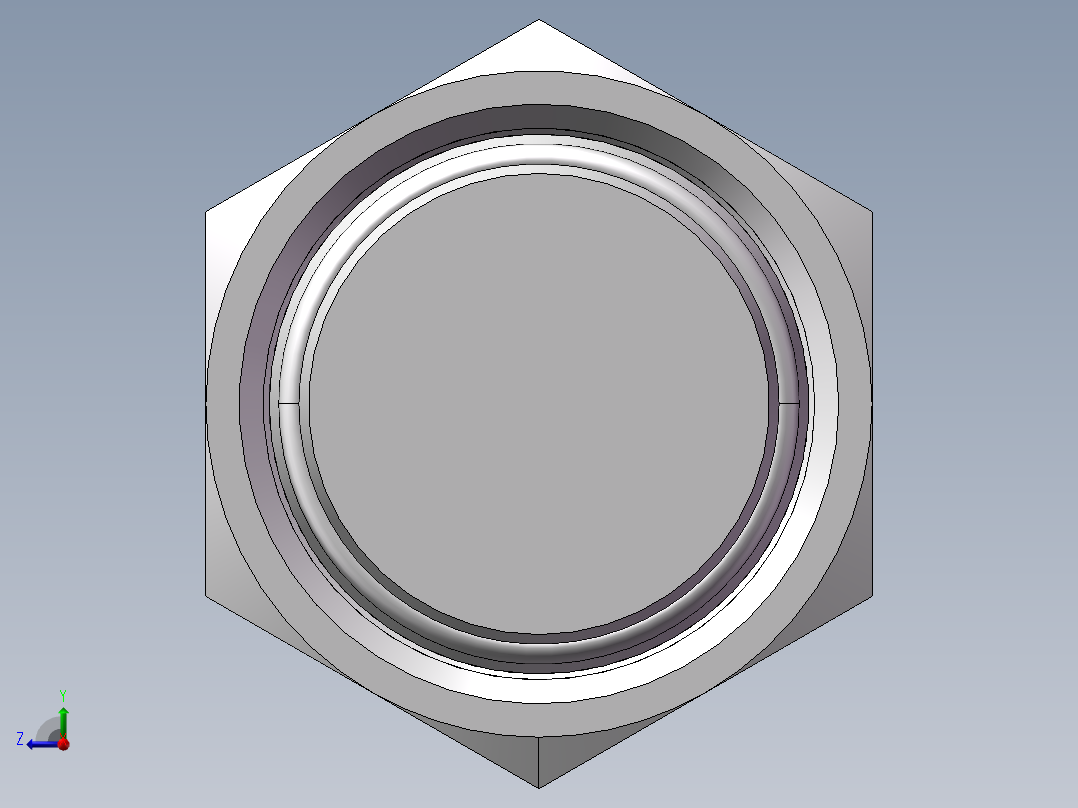 锥孔螺堵、9C-45右视图