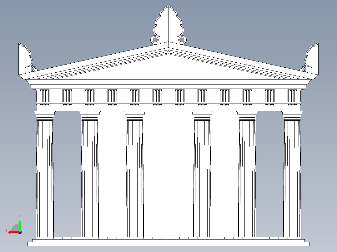 房子、建筑(112)后视图