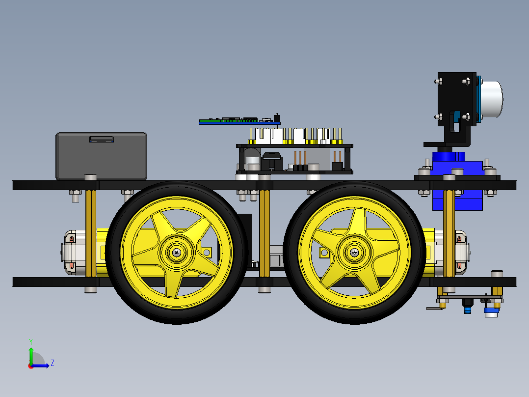 AGV小车、AGV(74)左视图
