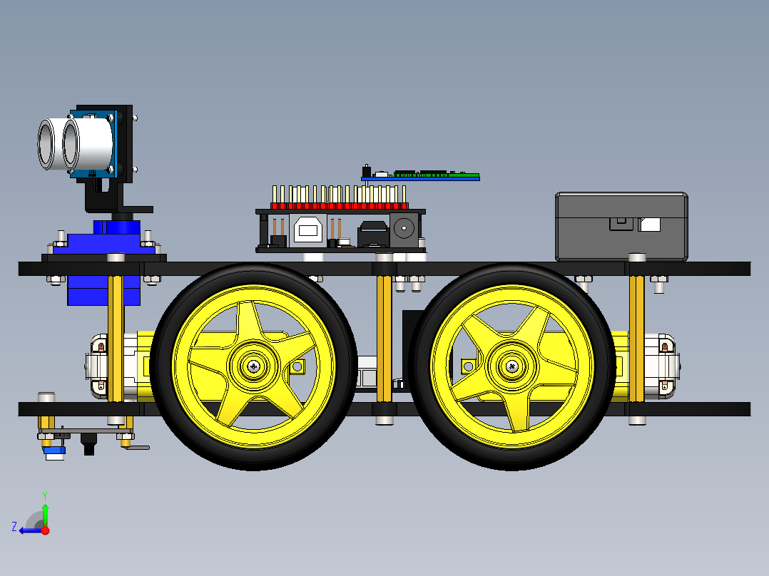 AGV小车、AGV(74)右视图