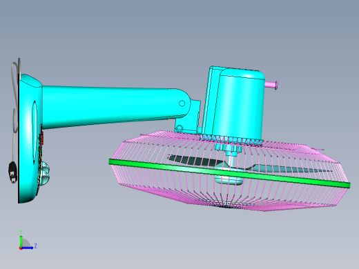 摇头风扇模型左视缩略图