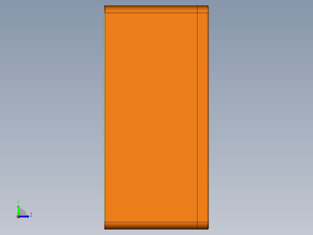 壁挂AED除颤器箱 2左视图