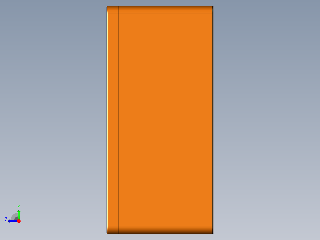 壁挂AED除颤器箱 2右视图