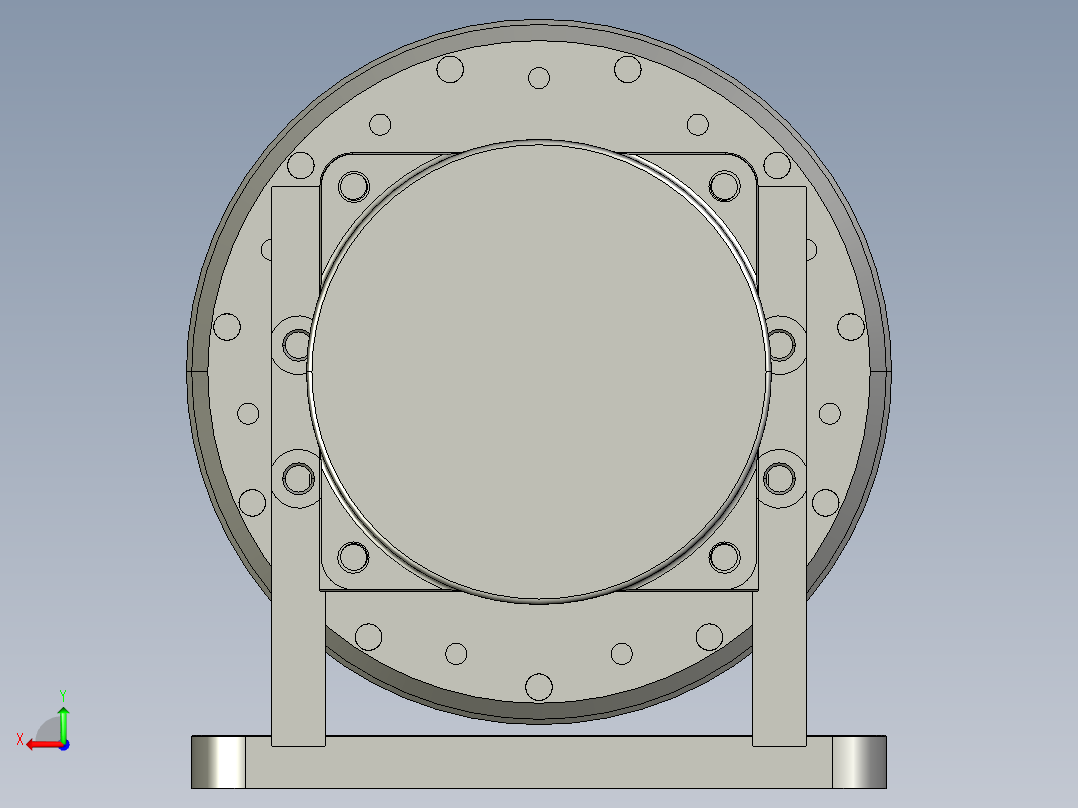 mkii-wip摆线传动结构3D数模图纸 STEP格式后视图