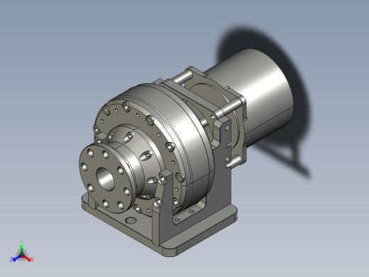 mkii-wip摆线传动结构3D数模图纸 STEP格式正等轴测缩略图