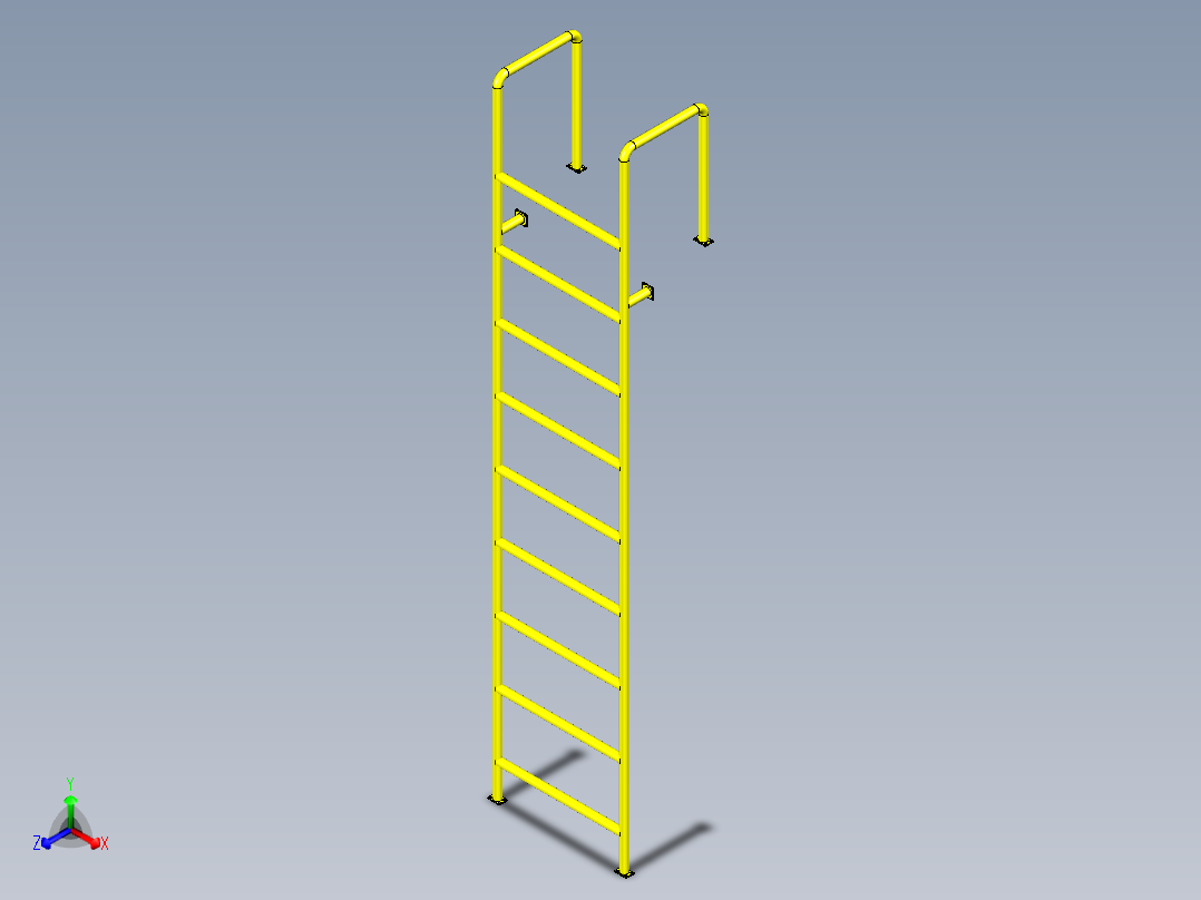 1英寸阶梯管(外径34 x1.5毫米)主视图