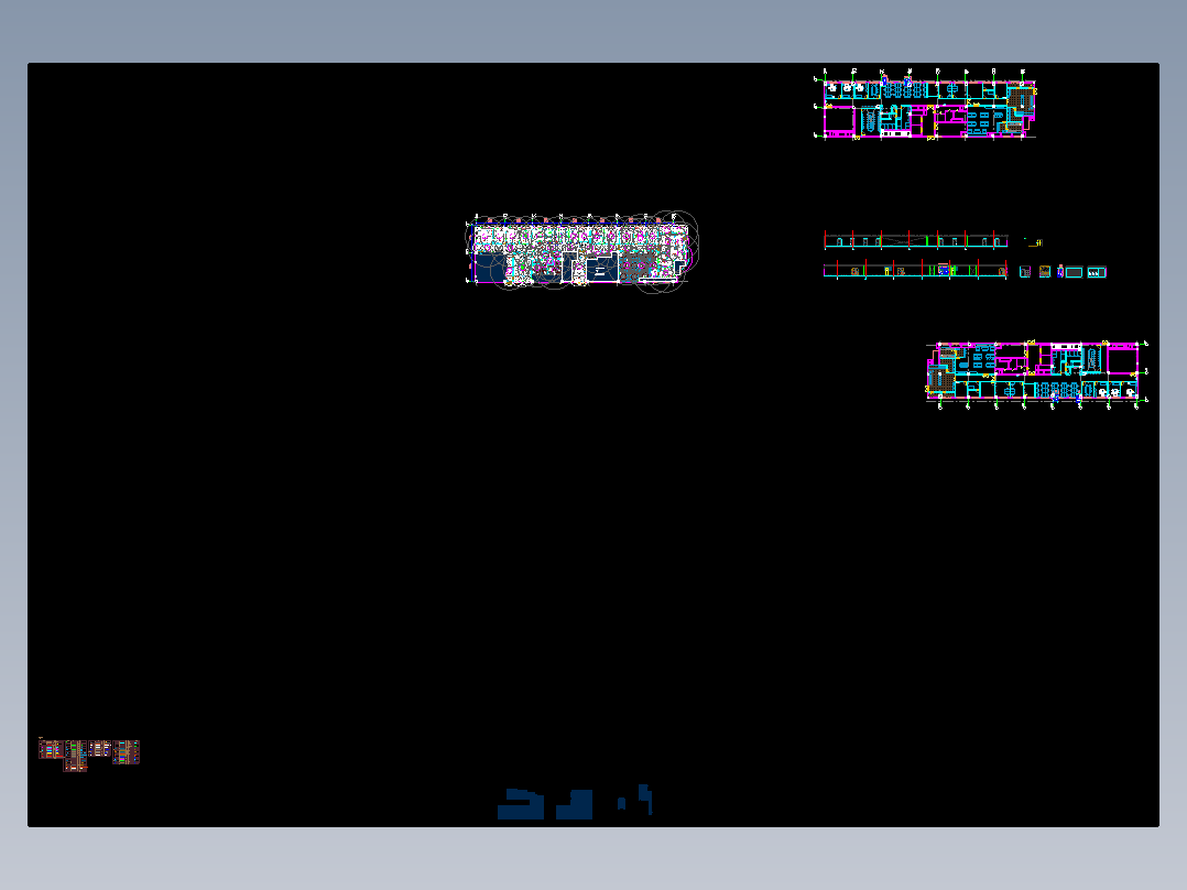13 龙南万达四层厨房平、立面图