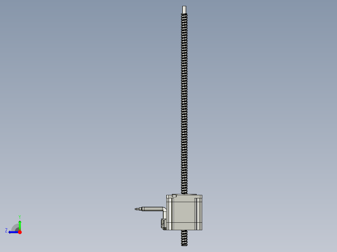 3步进电机57N255-4-3-4-377-001右视图