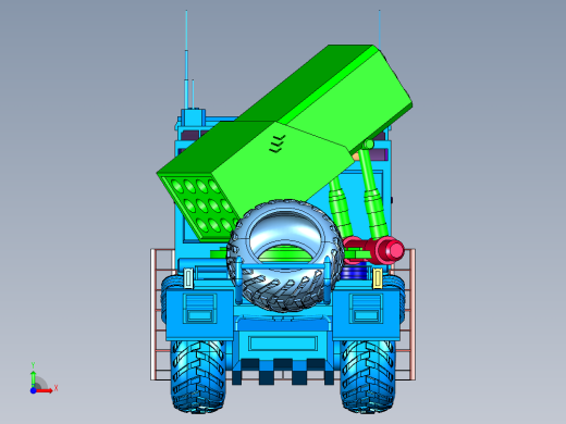 爆轰无声发射载人火箭车前视缩略图