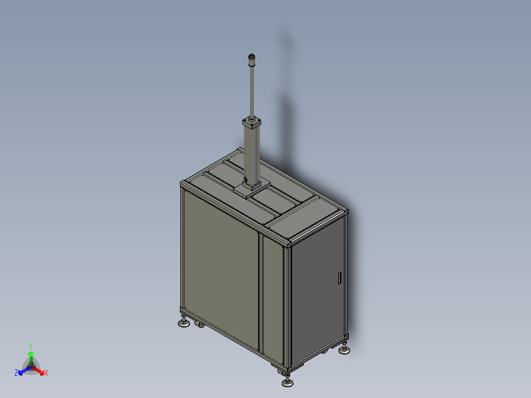 下料位升降台主视图