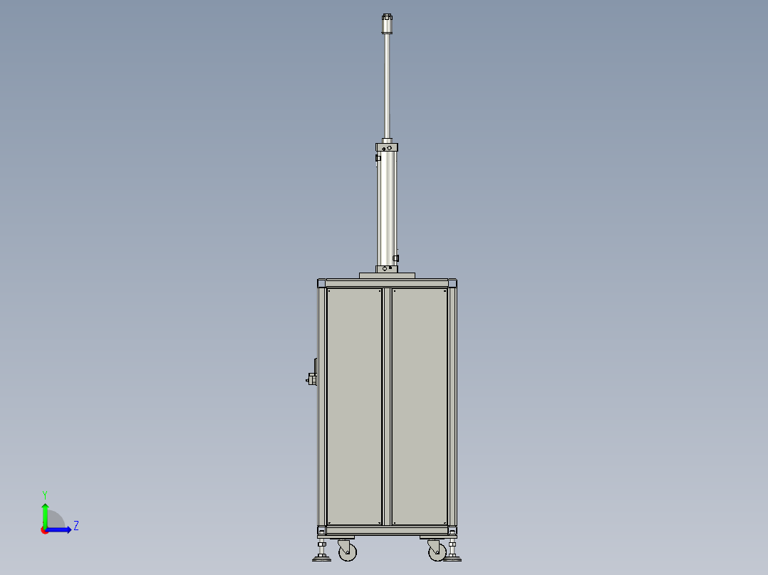 下料位升降台左视图
