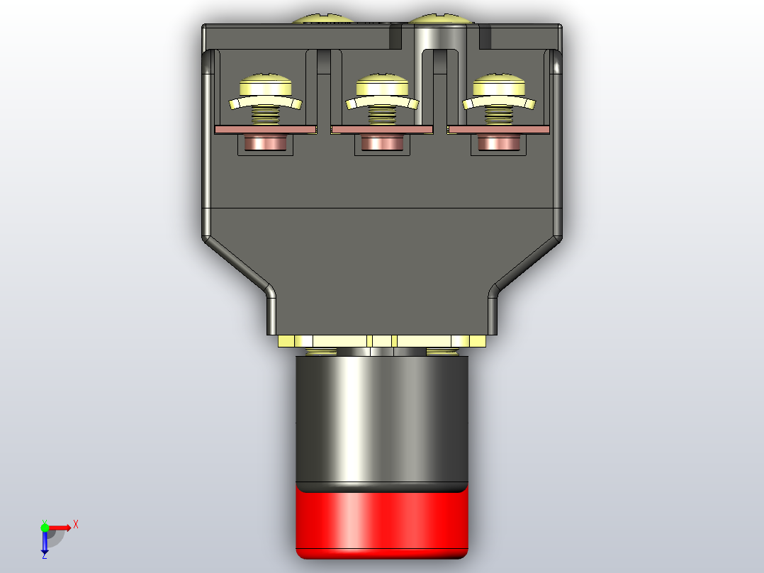 CS-101P - Margirius按钮断续器转换俯视图