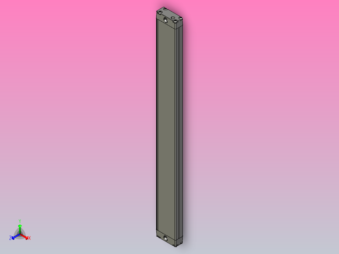 XTB15-1820-S安全光栅正等轴测图