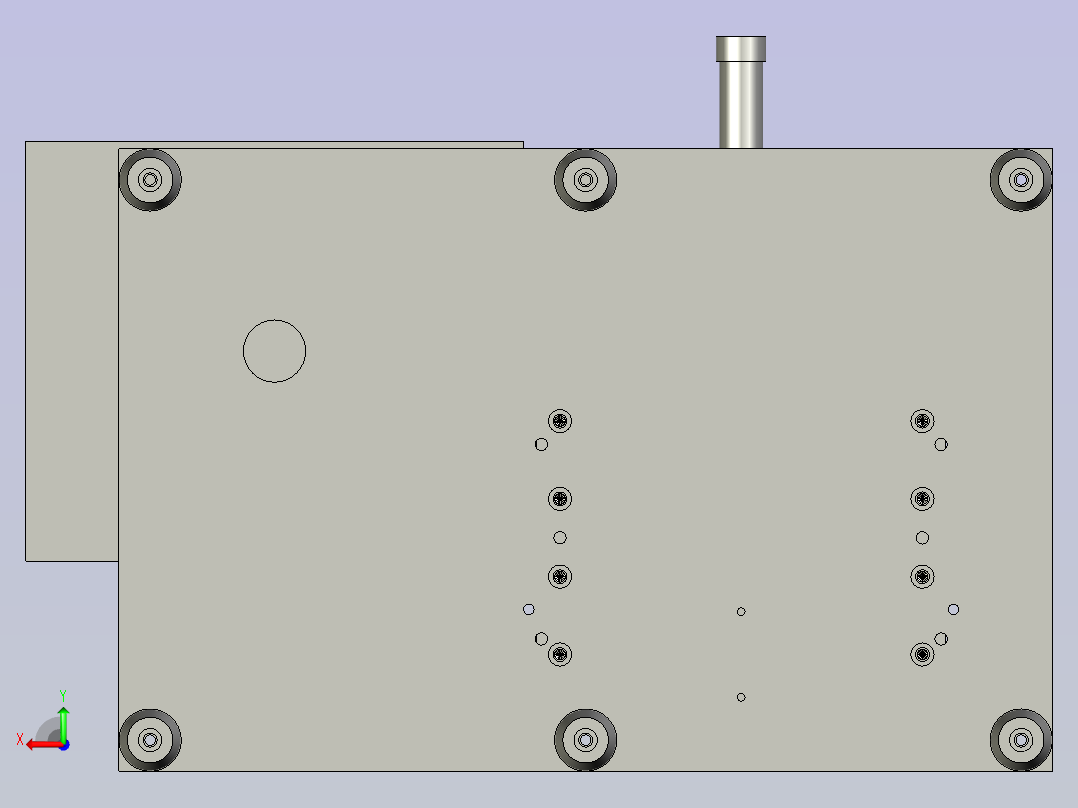 扣合装配压合装置后视图
