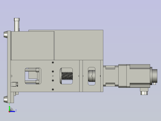 扣合装配压合装置左视缩略图