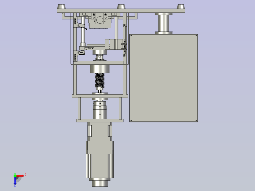 扣合装配压合装置俯视缩略图