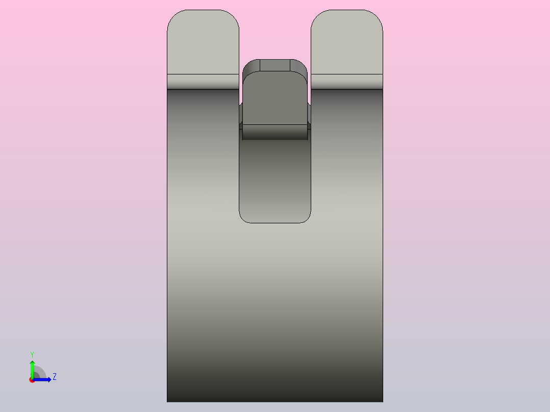 5-8英寸软管夹左视图