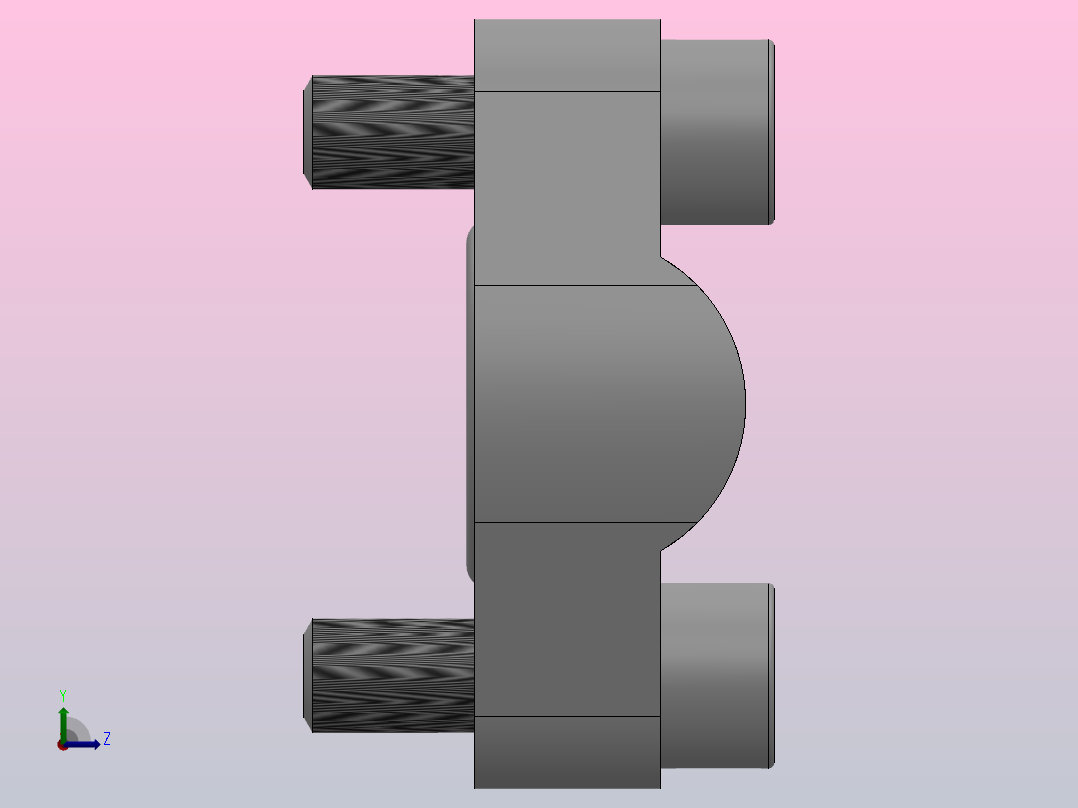 A型附接法兰A20-3左视图