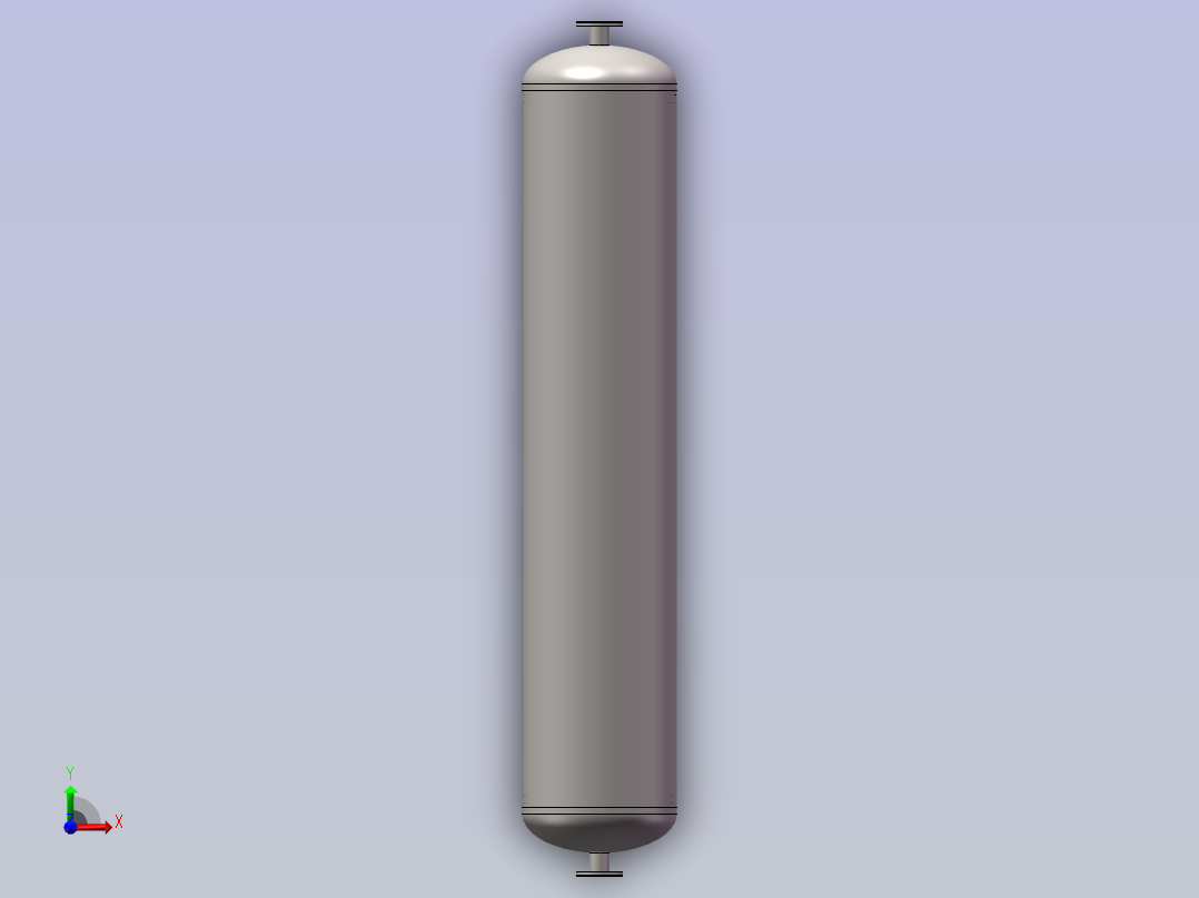 缠绕式螺旋管换热器前视图