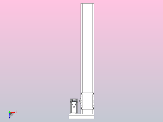 滚珠丝杠直线轴带导轨全封闭TPA-HCR-105D-1610C-L650-ML-C-P40-N3俯视缩略图
