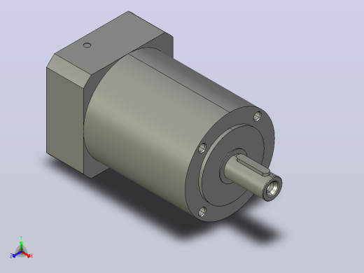 间隙减速器gearbox_gbx120008k_gbk_120_100_3_f