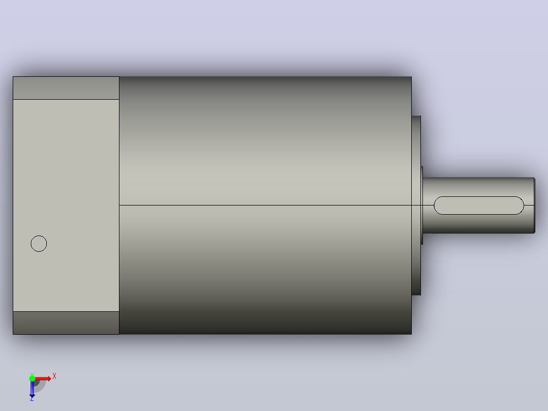 间隙减速器gearbox_gbx120008k_gbk_120_100_3_f俯视图