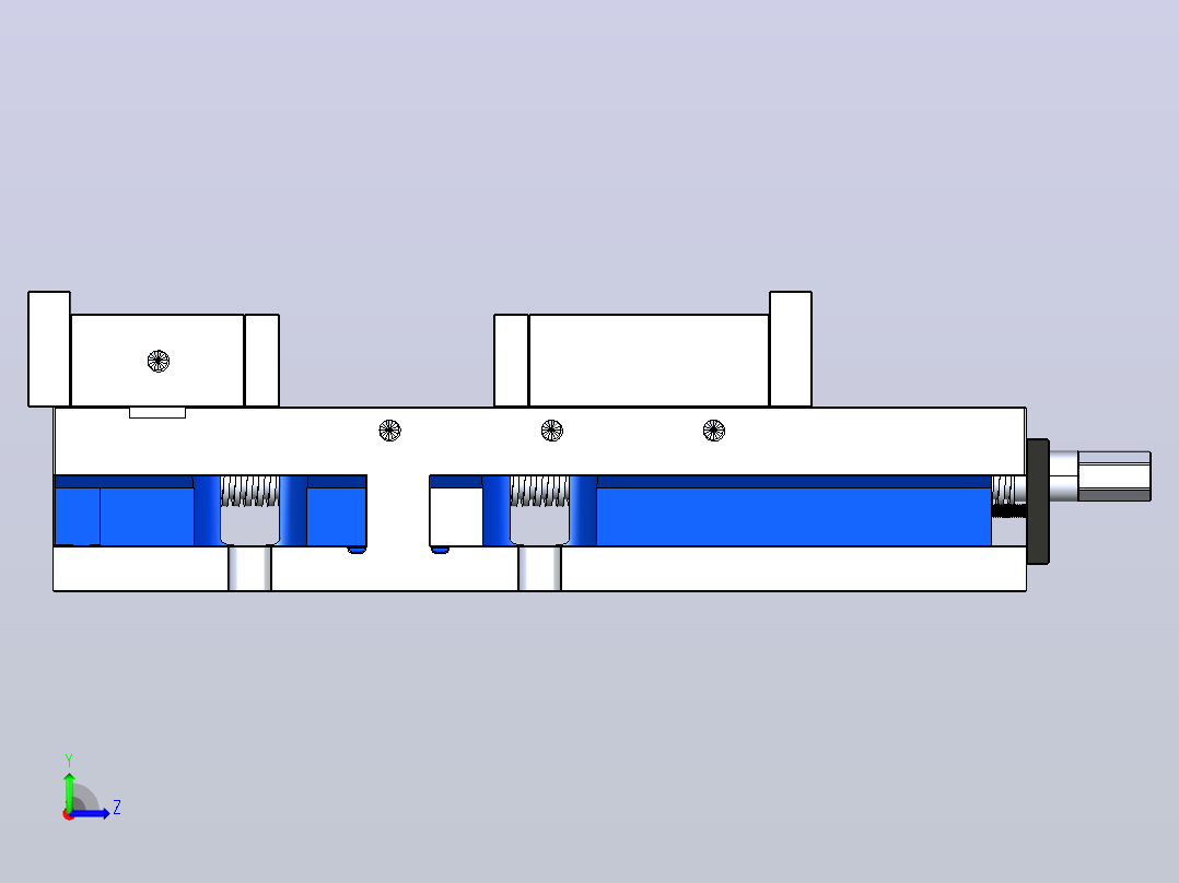 HVV-6超级虎钳左视图