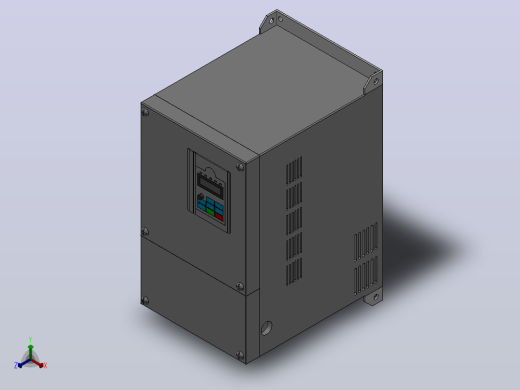 BD330系列高性能矢量变频器[BD330-2R2G-2]正等轴测缩略图
