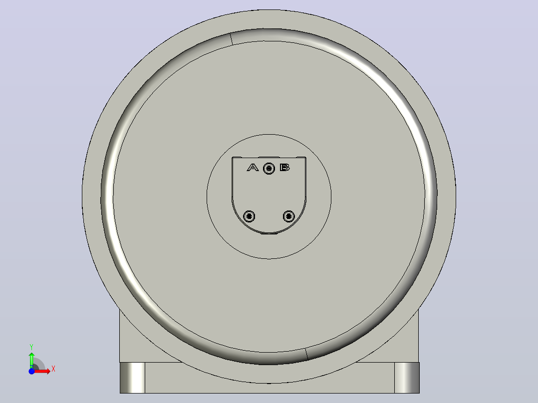 液压振动马达前视图