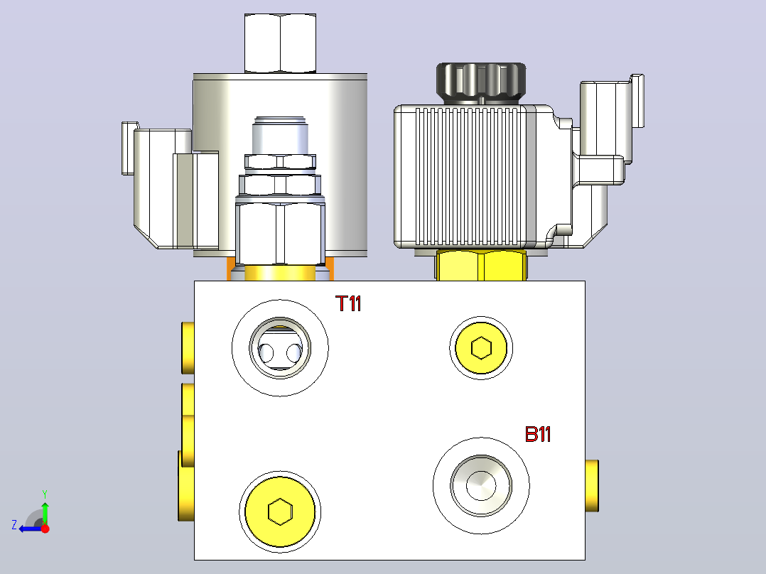 ZC-152-006-24A0扫路机阀块右视图